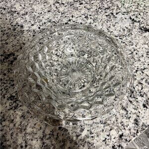 Elegant Clear Glass Bowl